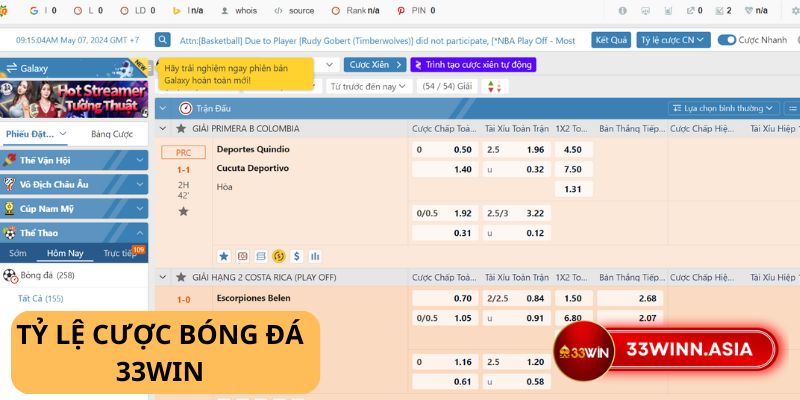 Giải Mã Bí Ẩn Tỷ Lệ Cược Bóng Đá 33Win - Chìa Khóa Thành Công Cho Các Cược Thủ! 2 Giải Mã Bí Ẩn Tỷ Lệ Kèo Bóng Đá 33Win - Chìa Khóa Thành Công Cho Các Cược Thủ!